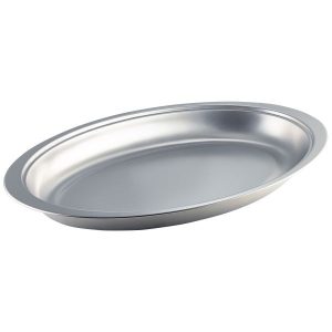 GenWare Stainless Steel Oval Banqueting Dish 50cm/20″ qty:1