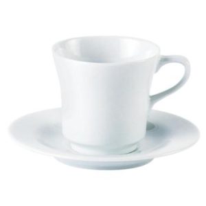 Tall Tea Cup & Saucer