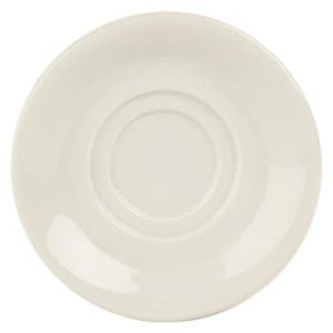 Porcelite Double Well Saucer 15cm/5.75″ QTY: 6