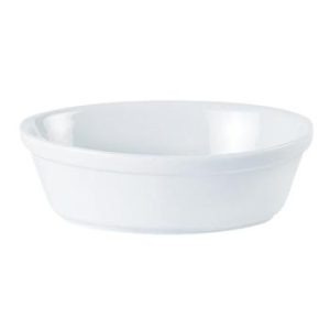 Porcelite Oval Pie Dish 16cm/6.25″ 35.5cl/12.5oz QTY: 6