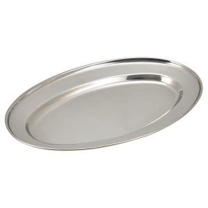 GenWare Stainless Steel Oval Flat 40.5cm/16″ qty:1