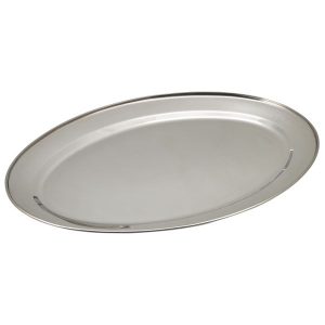 GenWare Stainless Steel Oval Flat 54.5cm/22″ qty:1