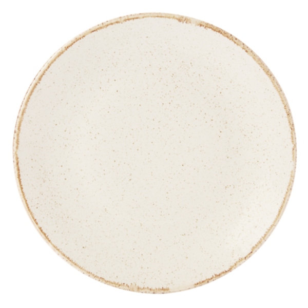 Seasons by Porcelite Oatmeal Coupe Plate 24cm QTY: 6
