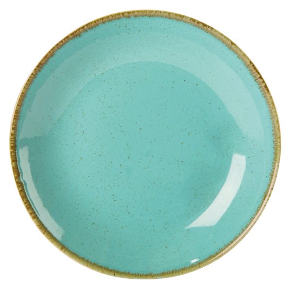 Seasons by Porcelite Sea Spray Coupe Plate 24cm QTY: 6
