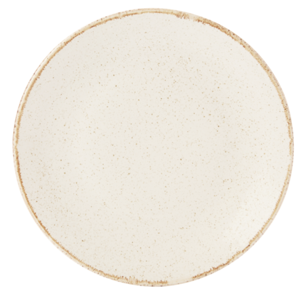 Seasons by Porcelite Oatmeal Coupe Plate 30cm/12″ QTY: 6