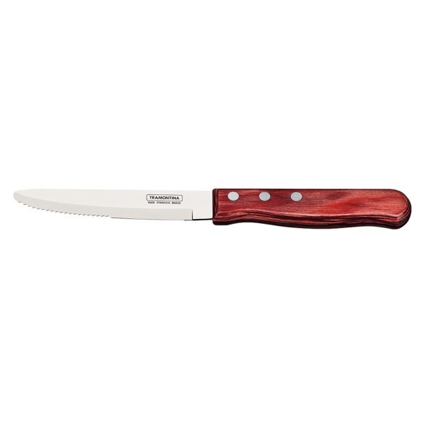 Tramontina Jumbo Steak Knife Rounded Tip PWR (DOZEN) QTY: 12