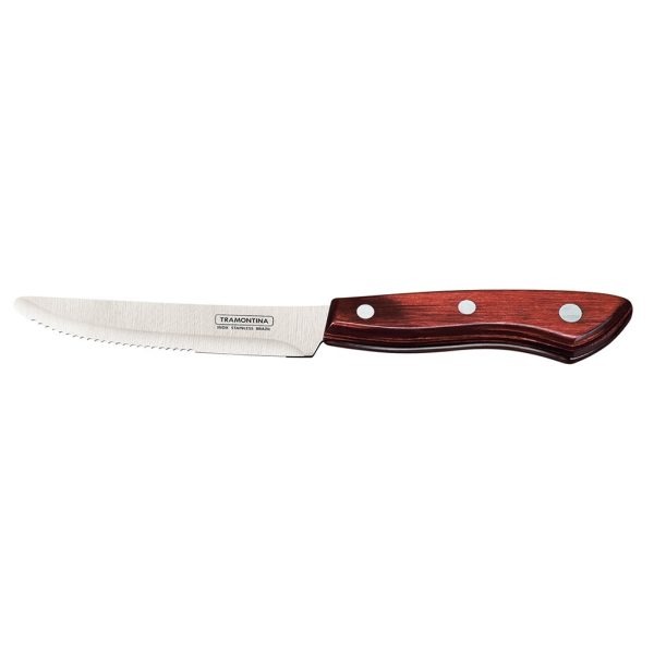 Tramontina Trigger Jumbo Steak Knife Rounded Tip PWR (DOZEN) QTY: 12