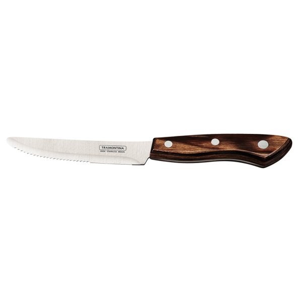 Tramontina Trigger Jumbo Steak Knife Rounded Tip PWB (DOZEN) QTY: 12