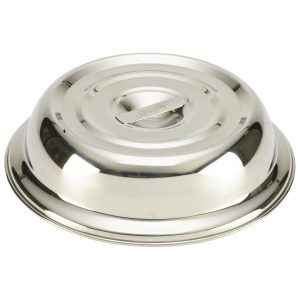 Round S/St. Plate Cover For 8″ Plate qty:1