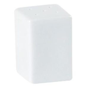 Porcelite Square Pepper Pot 5.5×3.5cm/2.25×1.25″ QTY: 6