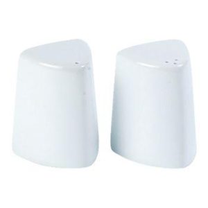 Porcelite Triangular Salt Pourer 6.5cm/2.5″ QTY: 6
