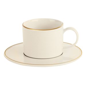 Academy Line Gold Band Stacking Cup 20cl QTY: 6