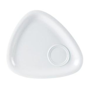 Porcelite Triangular Gourmet Plate 28cm/11″ QTY: 6