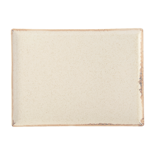 Seasons by Porcelite Oatmeal Rectangular Platter 27x20cm/10.75×8.25″ QTY: 6