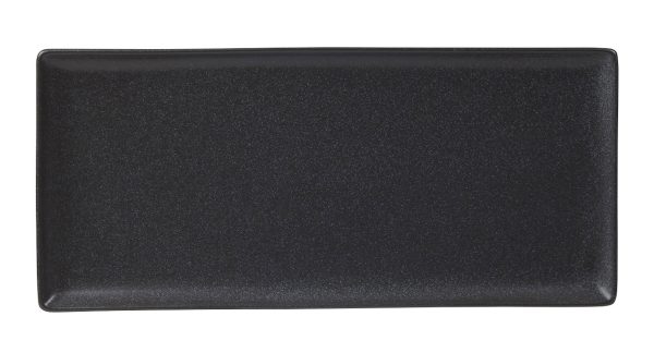 Seasons by Porcelite Graphite Rectangular Platter 35×15.5cm/13.75″x6″ QTY: 6