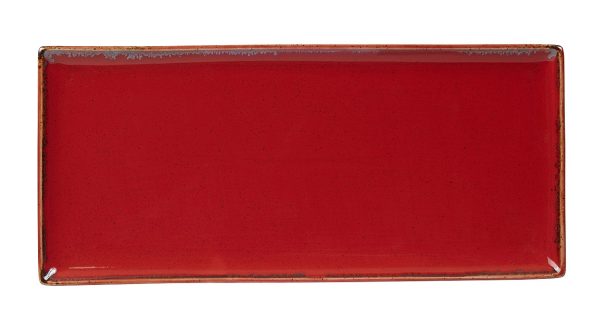 Seasons by Porcelite Magma Rectangular Platter 35×15.5cm/13.75″x6″ QTY: 6