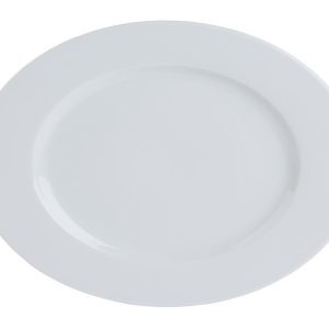 Porcelite Prestige Rimmed Plate 24cm QTY: 24