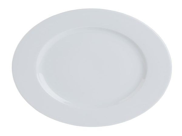 Porcelite Prestige Rimmed Plate 17cm QTY: 24