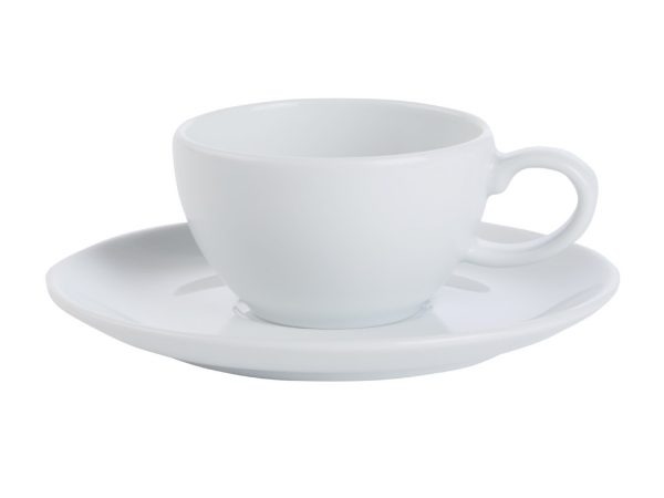 Porcelite Prestige Bowl Shaped Cup 9cl QTY: 12