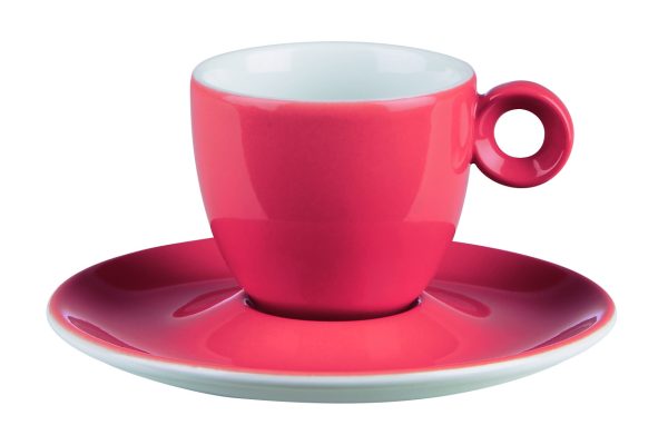 Costa Verde Red Espresso Saucer QTY: 12