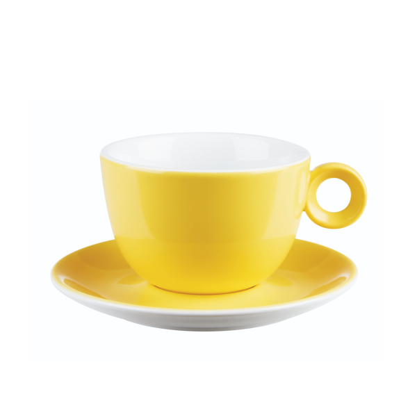 Costa Verde Yellow Bowl Shaped Cup 8oz QTY: 12