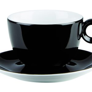Costa Verde Black Bowl Shaped Cup 12oz QTY: 6