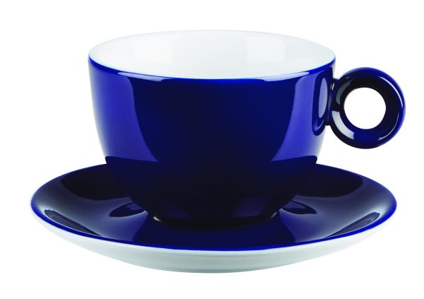 Costa Verde Dark Blue Bowl Shaped Cup 12oz QTY: 6