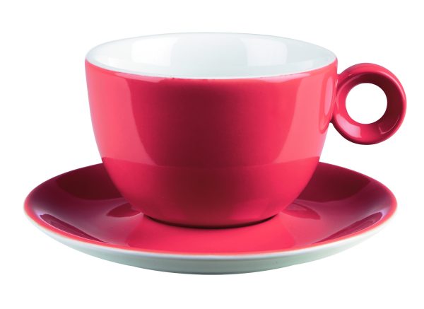 Costa Verde Red Bowl Shaped Cup 12oz QTY: 6