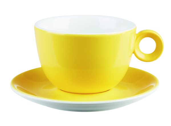 Costa Verde Yellow Bowl Shaped Cup 12oz QTY: 6