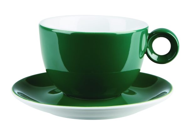 Costa Verde Dark Green Saucer 16cm QTY: 6