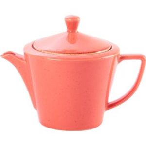 Seasons by Porcelite Coral Conic Tea Pot 50cl/18oz QTY: 6