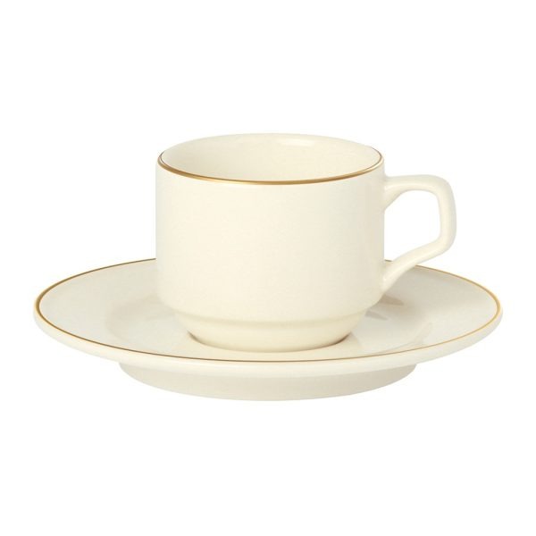 Academy Academy Event Gold Band Espresso Saucer 12cm QTY: 6