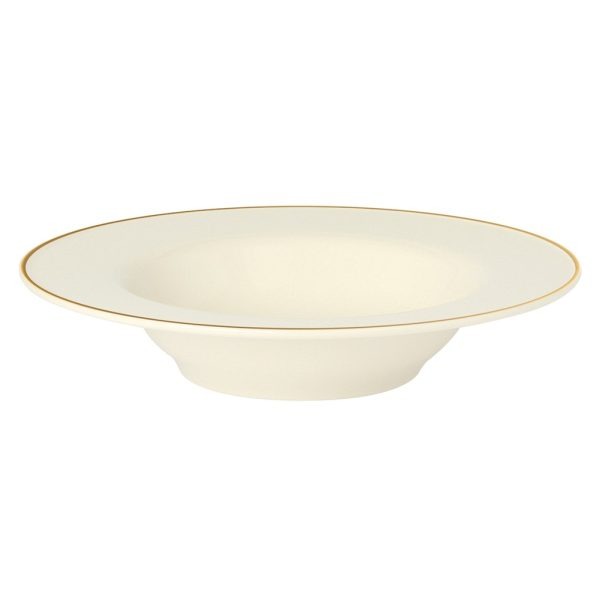 Academy Academy Event Gold Band Soup Plate 23cm/9″ QTY: 6