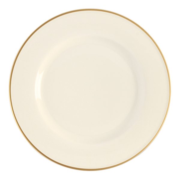 Academy Academy Event Gold Band Flat Plate 32cm/12.5″ QTY: 6