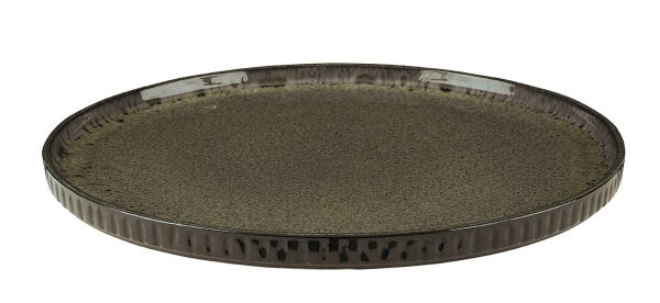 Rustico Fern Reactive Presentation Plate 26.5cm QTY: 6