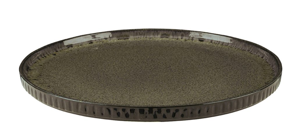 Rustico Fern Reactive Presentation Plate 31cm QTY: 4
