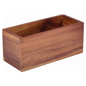 Acacia Wood Table Caddy 23 x 10 x 10cm qty:1