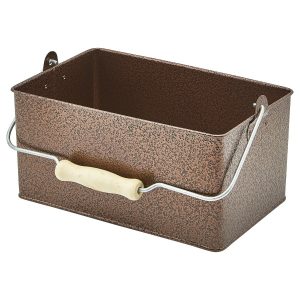 Rectangular Table Caddy 24.5 x 15.5 x 12.5cm Antique Copper qty:1