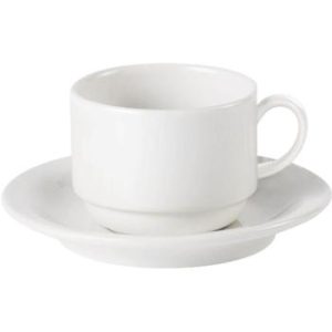 AFC Stacking Tea Cup 22cl/7.5oz QTY: 24