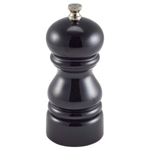Genware Salt Or Pepper Grinder Black 12.7cm qty:1