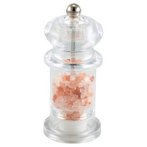 Genware Salt Or Pepper Grinder Acrylic 14cm qty:1