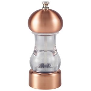 Copper & Acrylic Salt/Pepper Grinder 14cm qty:1