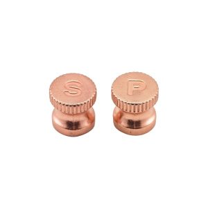 Engraved Copper Knobs For Salt/Pepper Grinders 6pcs qty:1
