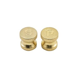 Engraved Gold Knobs For Salt/Pepper Grinders 6pcs qty:1