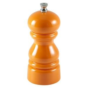 Genware Salt Or Pepper Grinder Orange 12.7cm qty:1