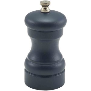Blue Wooden Salt/Pepper Grinder 10cm qty:1