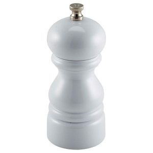 Genware Salt Or Pepper Grinder White 12.7cm qty:1