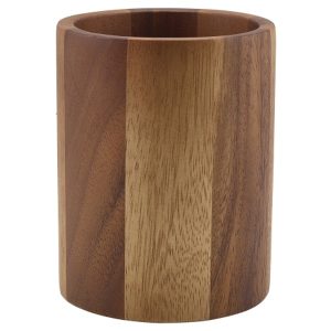 GenWare Acacia Wood Cutlery Cylinder qty:1
