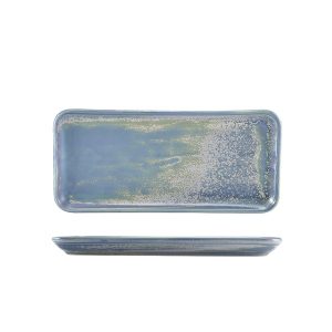Terra Porcelain Seafoam Narrow Rectangular Platter 27 x 12.5cm QTY:6