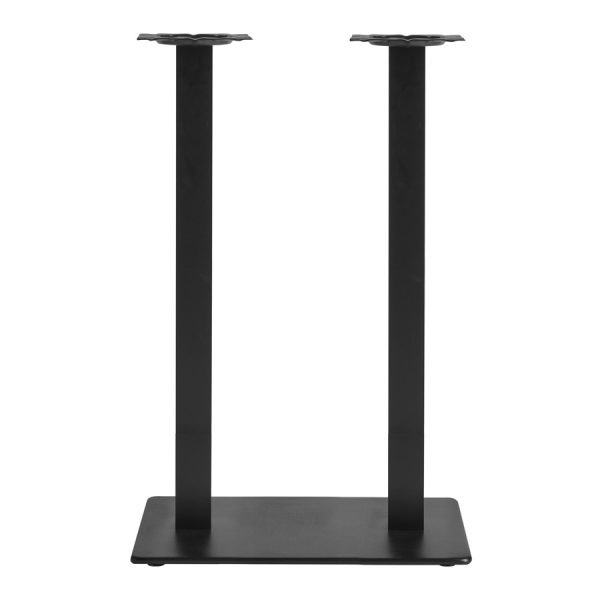 Anzio Table Base – Black Large Rectangle  –  Poseur